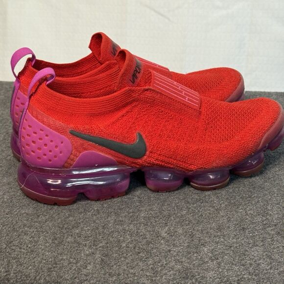 2018 NIKE AIR VAPORMAX KF MOC 2 AJ6599 600 UNIVERSITY RED 8.5 MAX 1 FORCE 180 90 - Picture 7 of 8